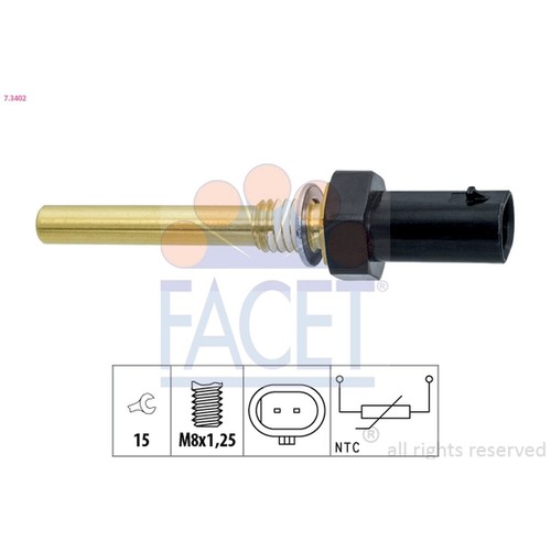 Facet sensor öltemperatur - facet, sensor,